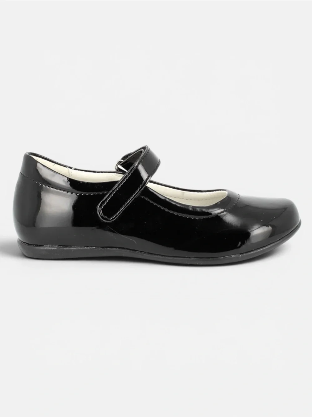 Primigi Black Patented Leather Mary Jane Size 36 (US 4-4.5) Made In Italy